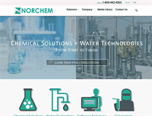 Tablet Screenshot of norchemcorp.com